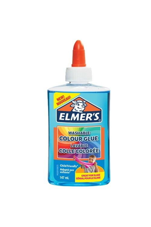 Elmers Yapıştırıcı Şeffaf Mavi 147 ml