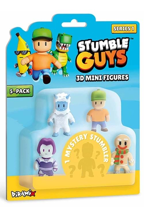 Stumble Guys 5'li Mini Figür Seti S1 TUY02000