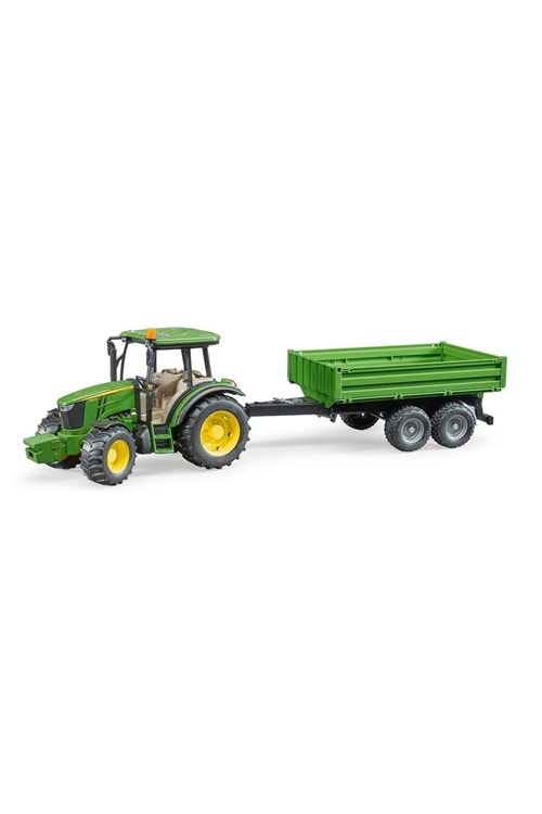 Bruder John Deere 5115M Traktör Ve Römork 02108