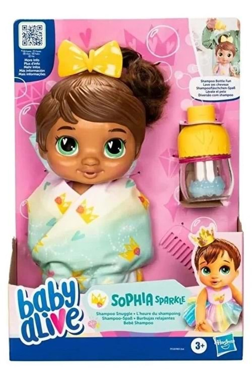 Baby Alive Şampuan Eğlencesi Bebeğim F9120