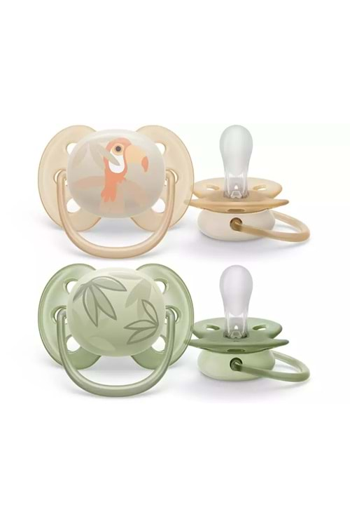 Avent Silikon Emzik Ultra Soft 0-6 ay SCF091/07