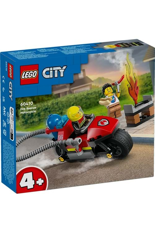 Lego City İtfaiye Kurtarma Motosikleti 60410