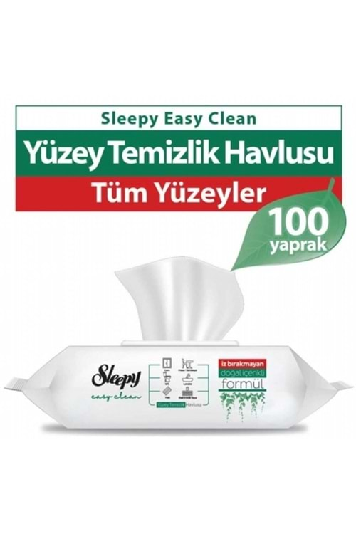 Sleepy Yüzey Temizlik Havlusu 100 lü