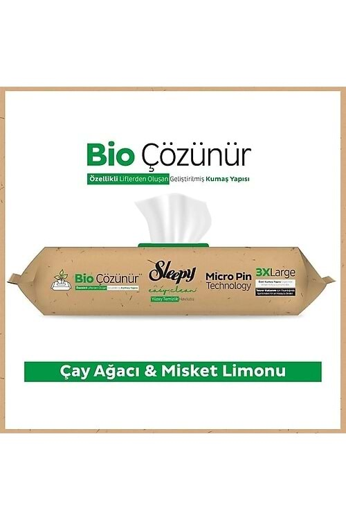 Sleepy Yüzey Temizlik Mop Çay Ağacı ve Misket Limonu 50 li