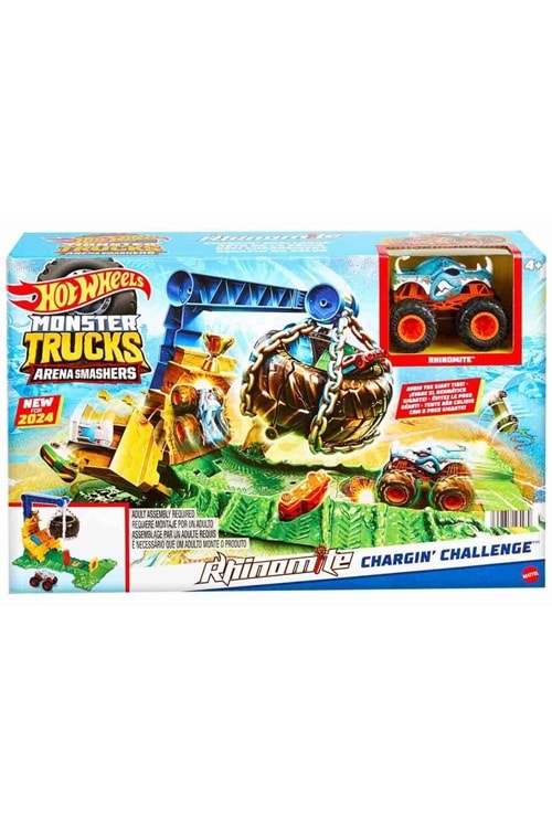 Hot Wheels Monster Trucks Arenada Rhinomite Mücadelesi HTP18