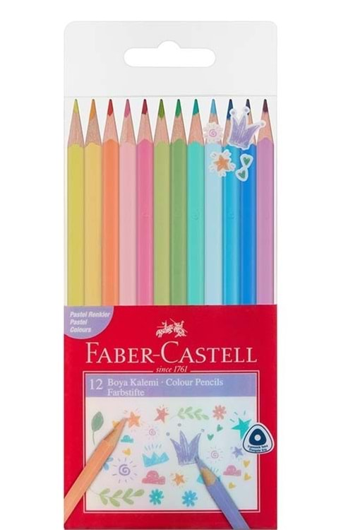 Faber Castell Üçgen Kuru Boya 12 li 5171116313