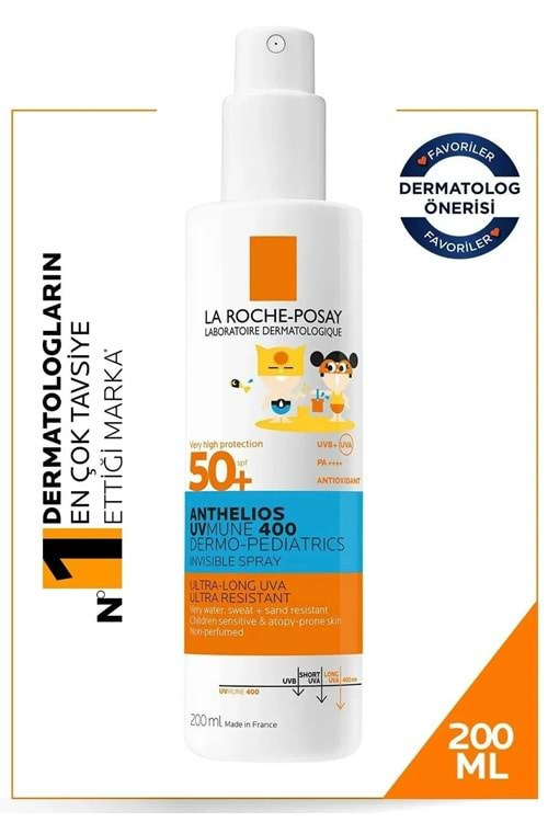 La Roche Posay Anthelios Dermo Pediatrics Invisible Sprey SPF50+ 200 M