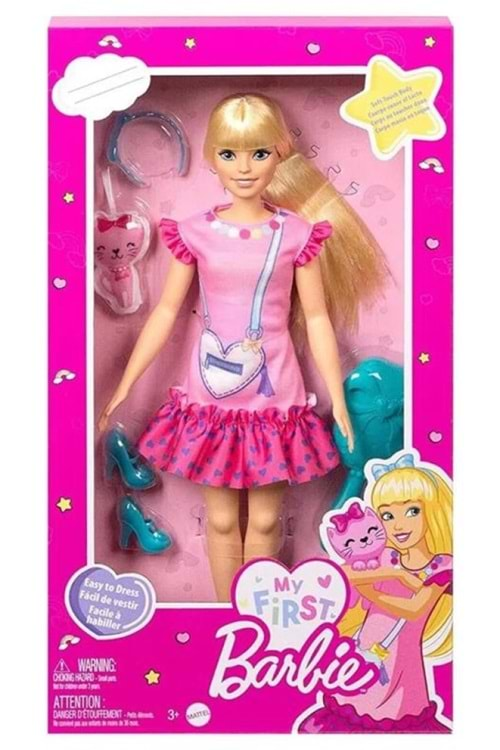 Barbie My First İlk Barbie Bebeğim Doll Blonde HLL19