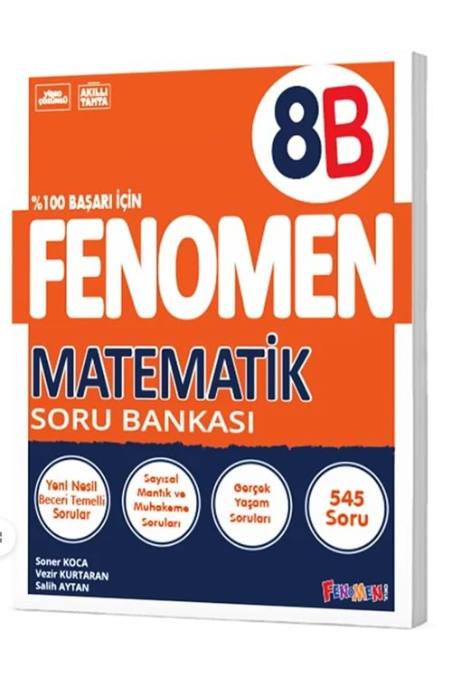 8. Sınıf Matematik B Soru Bankası