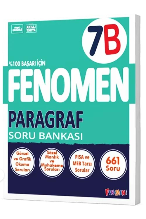 7. Sınıf Parağraf B Soru Bankası