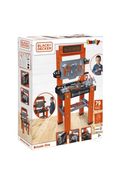 Smoby Black Decker Bricolo One Çalışma Tezgahı 360732
