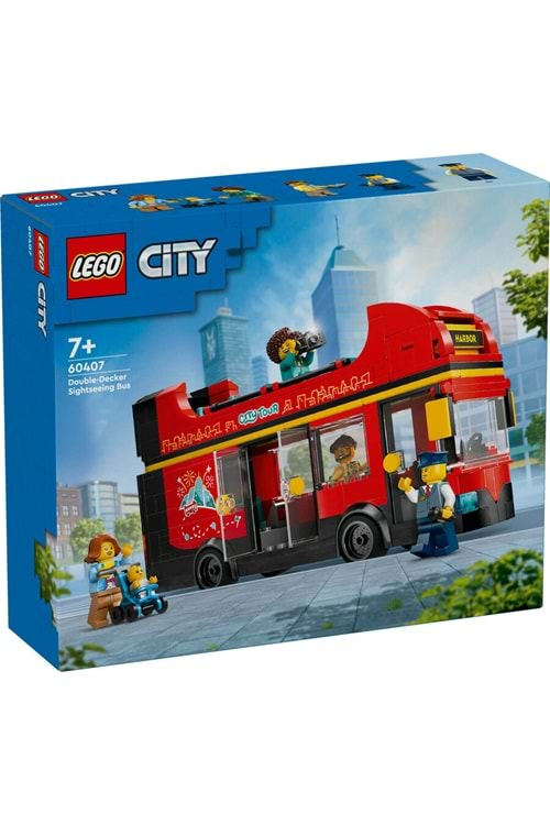 Lego City Kırmızı İki Katlı Gezi Otobüsü 60407