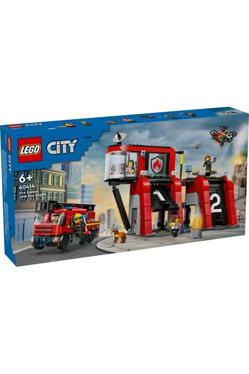 Lego City İtfaiye Kamyonlu İtfaiye Merkezi 60414