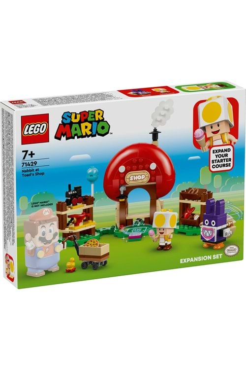 Lego Super Mario Nabbit Toad'un Dükkanında Ek Macera Seti 71429