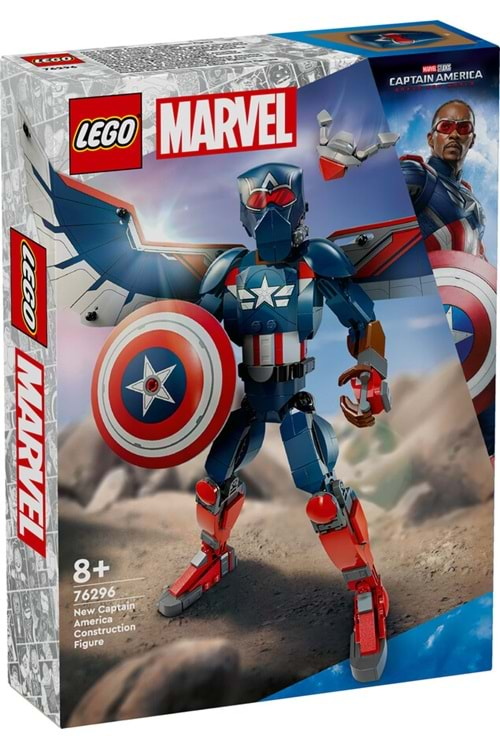 Lego Marvel Yeni Kaptan Amerika Yapım Figürü 76296