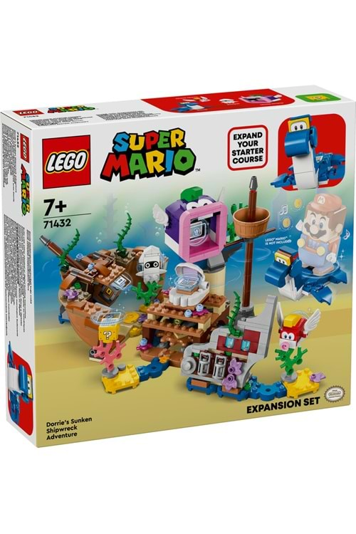 Lego Super Mario Dorrie'nin Batık Gemi Macerası Ek Macera Seti 71432