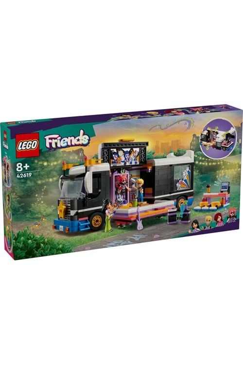 Lego Friends Pop Star Müzik Turne Otobüsü 42619