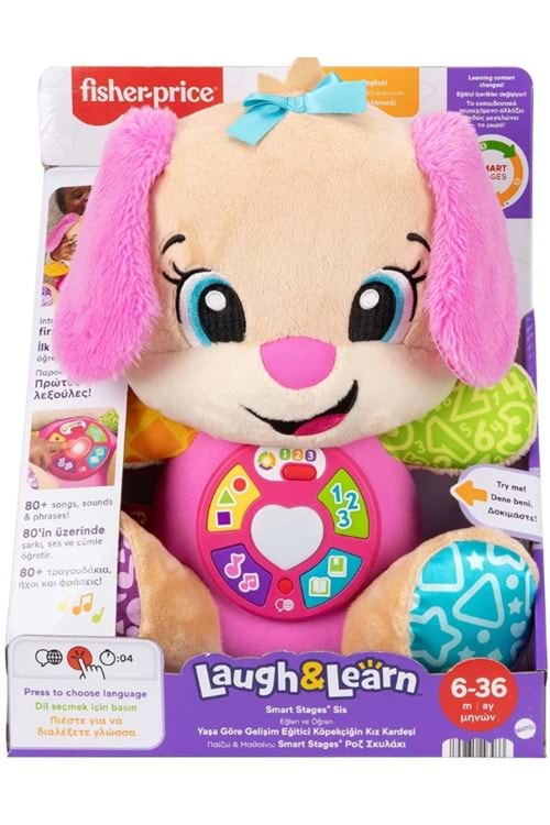 Fisher Price Eğtici Köpekçiğin Kız Kardeşi JFD34