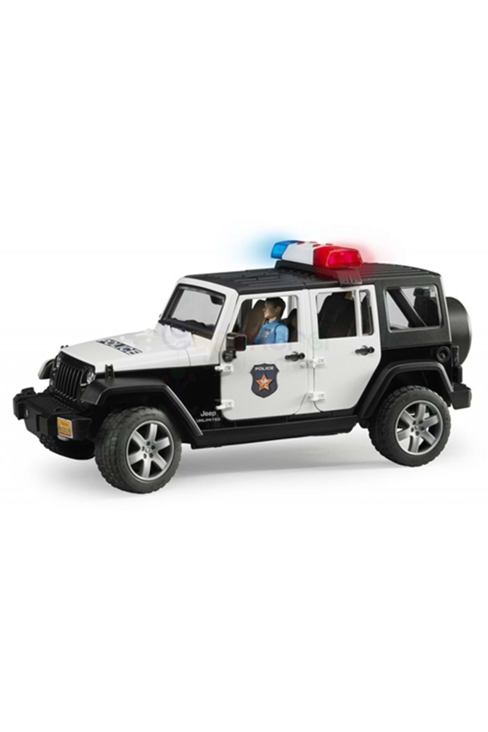 Bruder Jeep Wrangler U.R. Polis Araci Ve Memur 02526