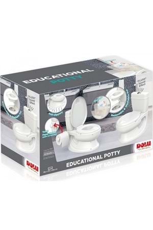Dolu Eğitici Lazımlık Tuvaletim Beyaz 18 ay+ 7051