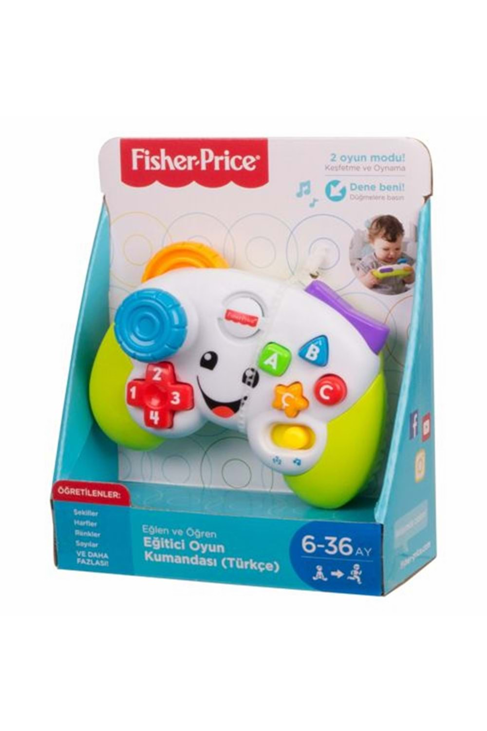 Fisher Price Eğitici Oyun Kumandası 6-36 ay FWG23