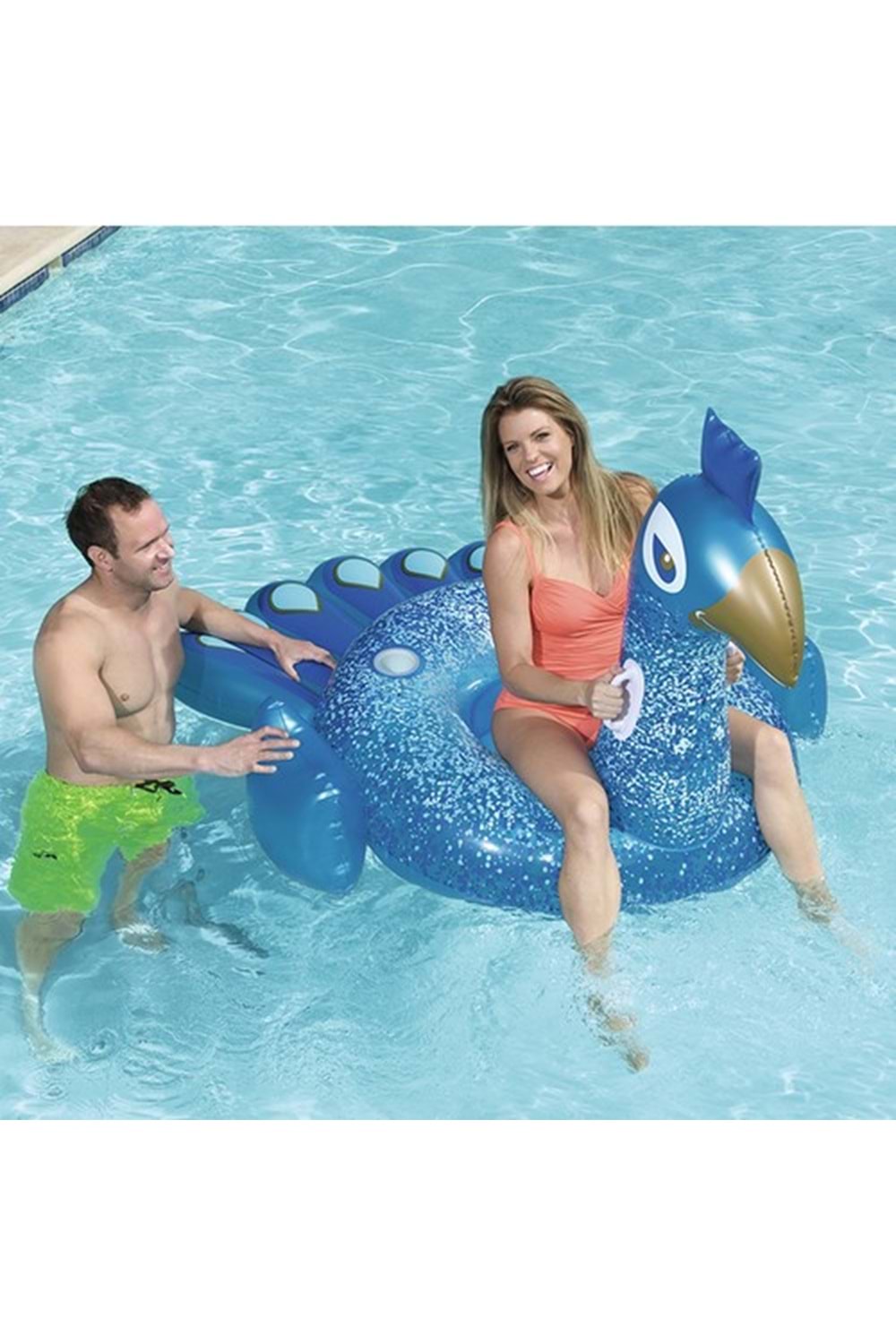 Bestway Tavus Kuşu Deniz Yatağı 198 x 164 cm 41101