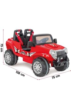 Pilsan Mirage Çift Kişilik Akülü Araba 12 Volt 05 265