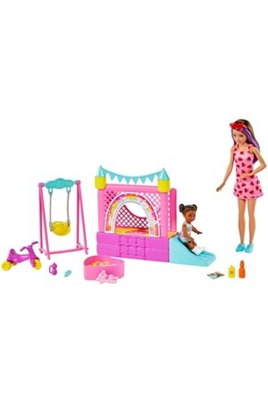 Barbie Bebek Bakıcısı Skipper Oyun Evi HHB67