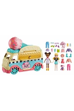 Polly Pocket Dondurma Arabası Polly Ve Shani HHX77