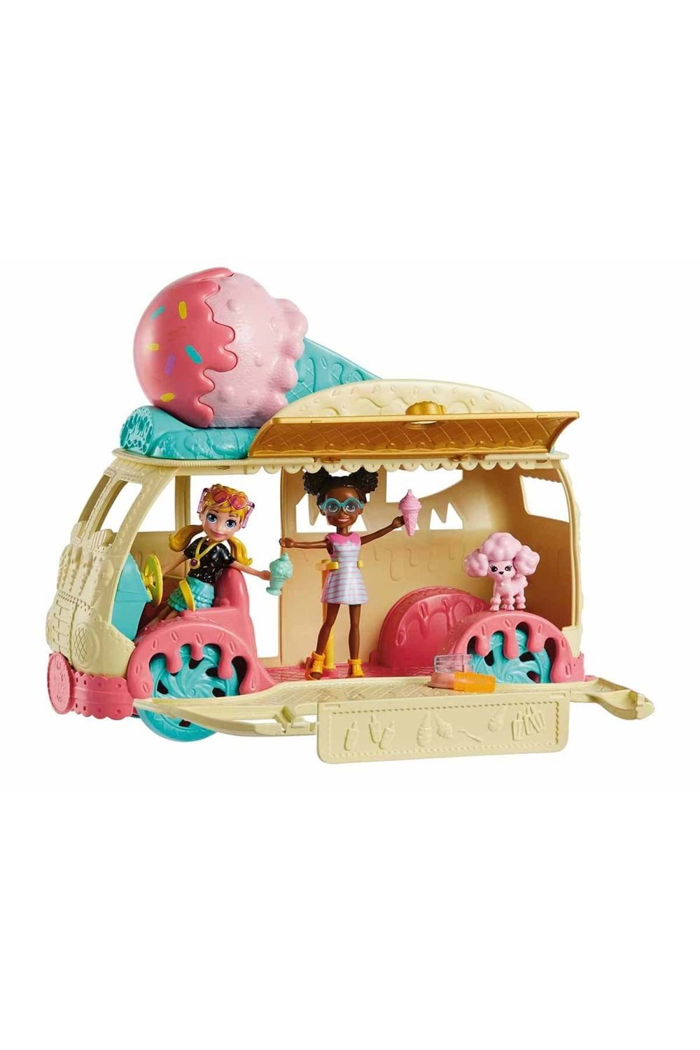 Polly Pocket Dondurma Arabası Polly Ve Shani HHX77