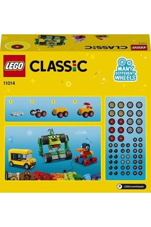 Lego Classic Yapım Parçaları ve Tekerlekler 11014