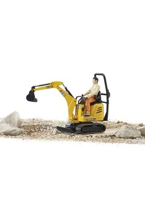 Bruder Jcb Mikro Ekskavatör 8010 Cts Ve İnşaat İşçisi 62002