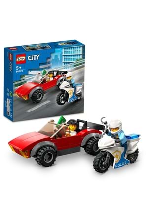 Lego City Polis Motosikleti Araba Takibi 60392