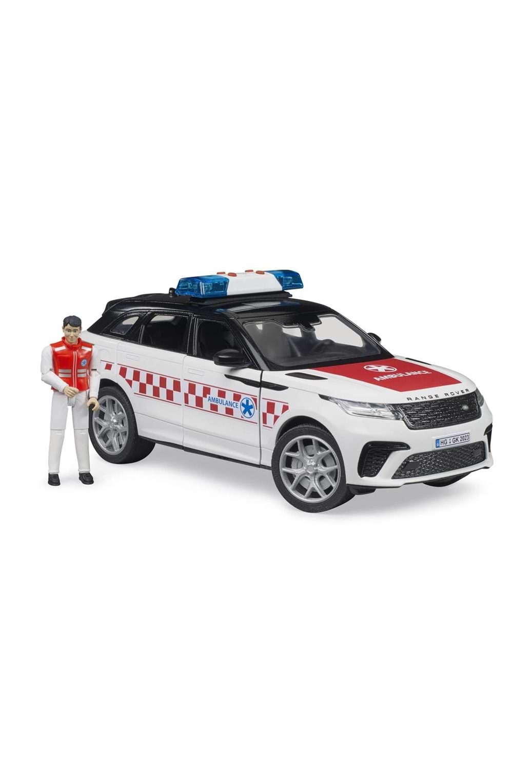 Bruder Range Rover Velar Acil Durum Aracı ve Sürücüsü 02885