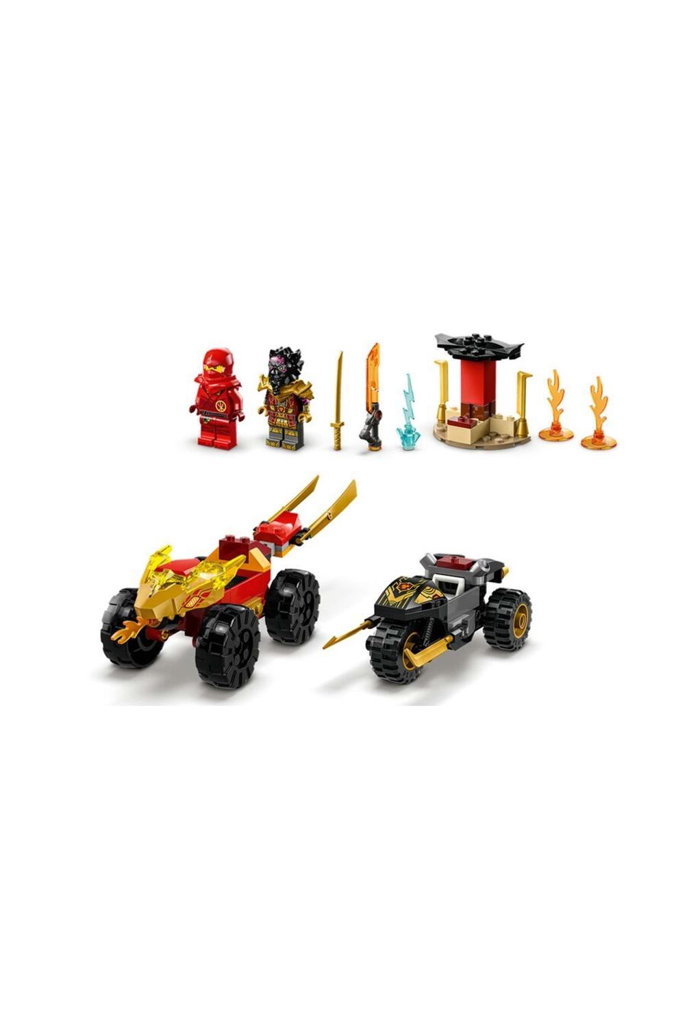 Lego Ninjago Kai ve Ras'ın Araba ve Motosiklet Savaşı * 71789