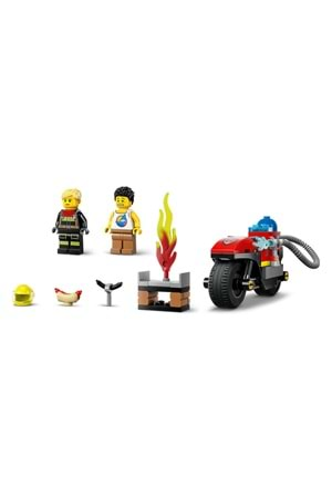 Lego City İtfaiye Kurtarma Motosikleti 60410