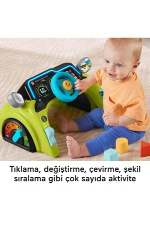 Fisher Price Sesli ve Işıklı Eğlen ve Öğren İlk Arabam HYR91