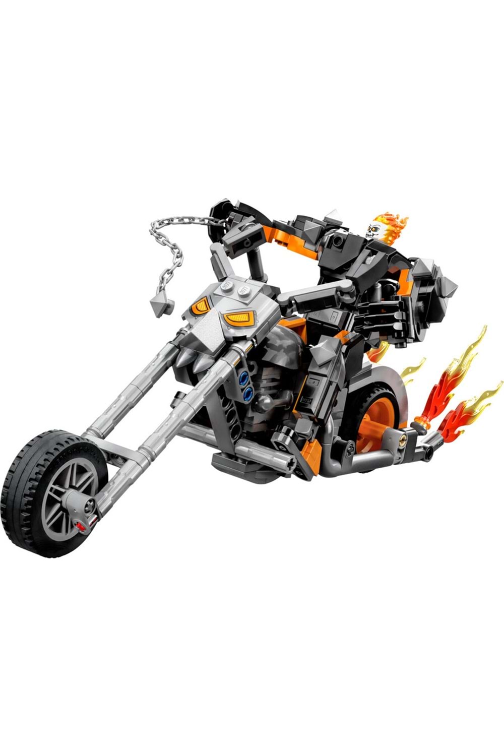 Lego Marvel Ghost Rider Robotu ve Motosikleti 76245