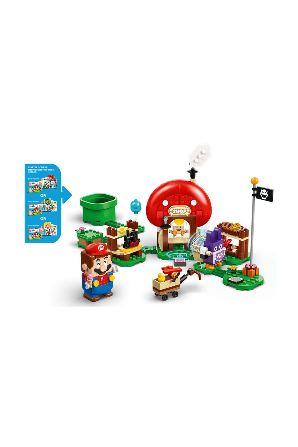 Lego Super Mario Nabbit Toad'un Dükkanında Ek Macera Seti 71429