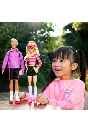 Barbie Ken Fashionistas 65. Yıl 2 li Parti Bebekleri HXK90