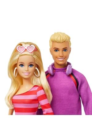 Barbie Ken Fashionistas 65. Yıl 2 li Parti Bebekleri HXK90