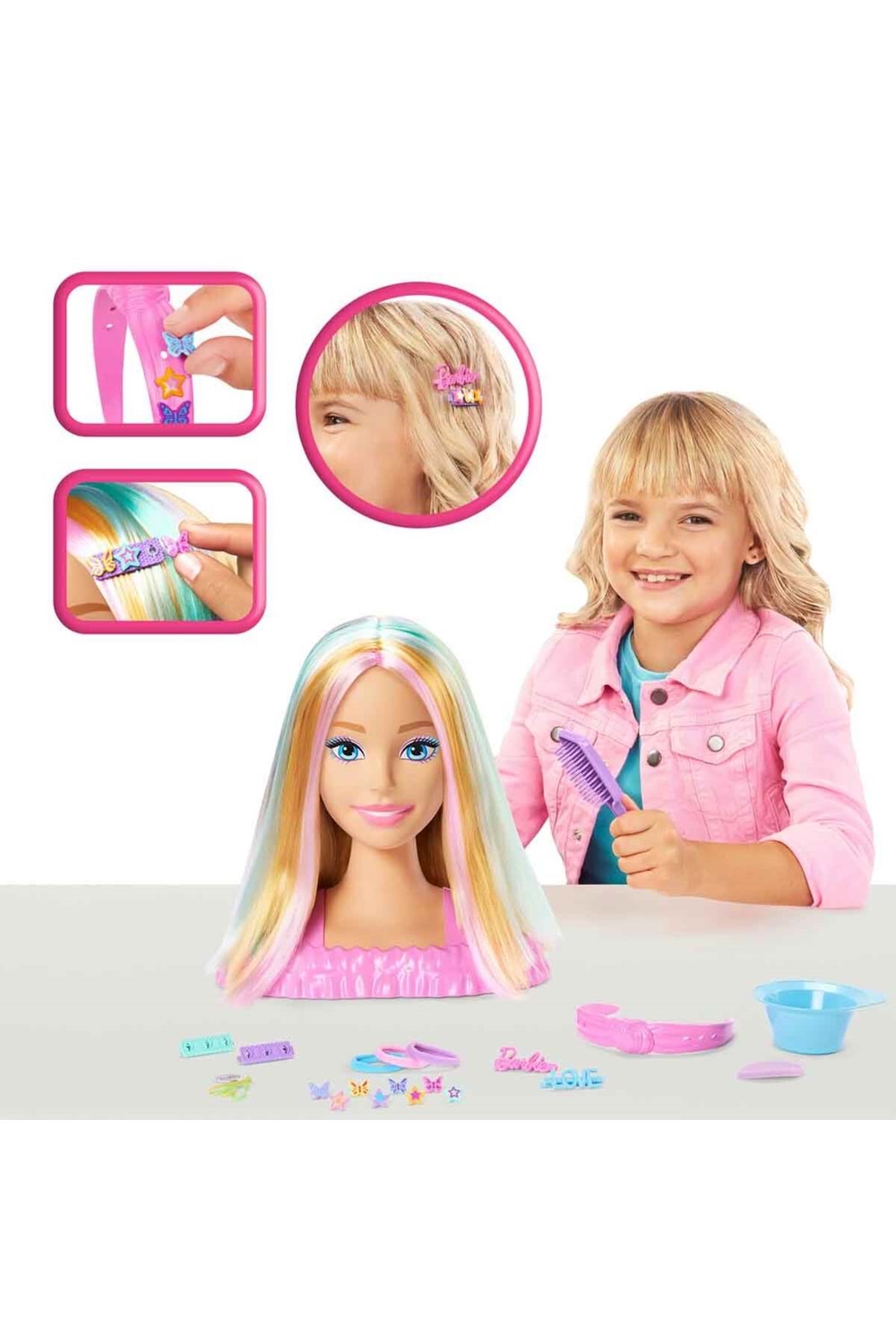 Barbie Saç Tasarımı Büstü JFG81