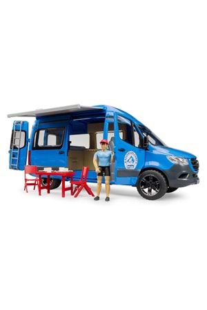 Bruder MB Sprinter Karavan, Aksesuarlar ve Sürücüsü 02684