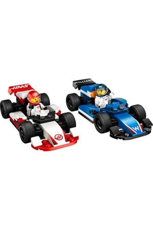 Lego City F1 Williams Racing ve Haas F1 Yarış Arabaları 60464