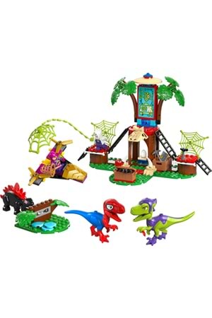 Lego Spidey Ağaç Ev Karargahında Spidey ve Gobbynin Raptor Savaşı11200