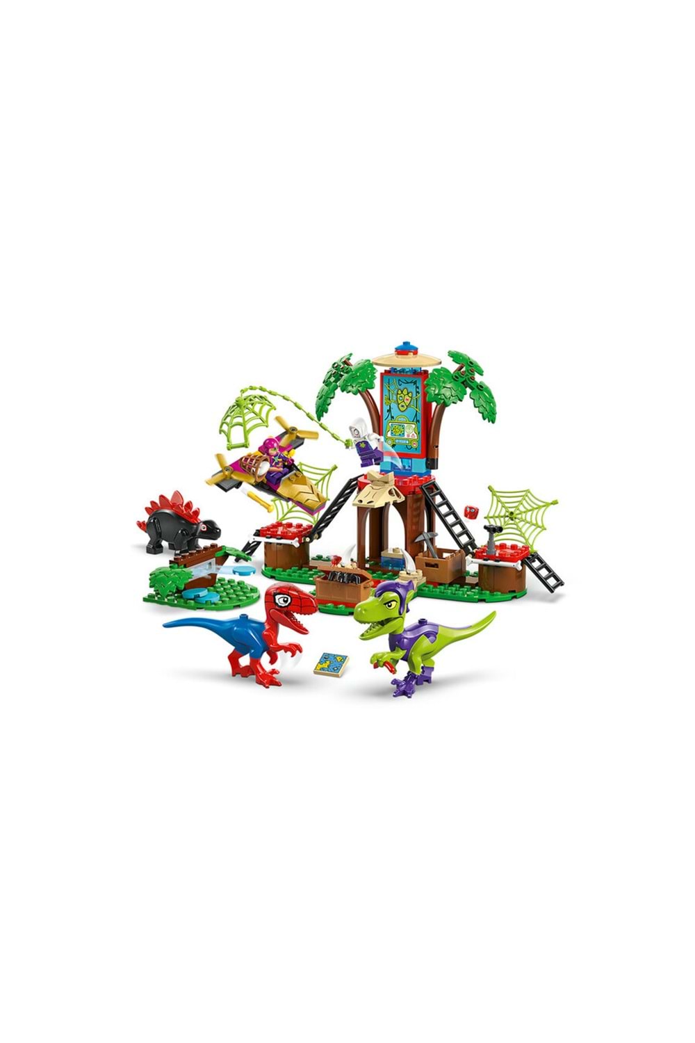 Lego Spidey Ağaç Ev Karargahında Spidey ve Gobbynin Raptor Savaşı11200