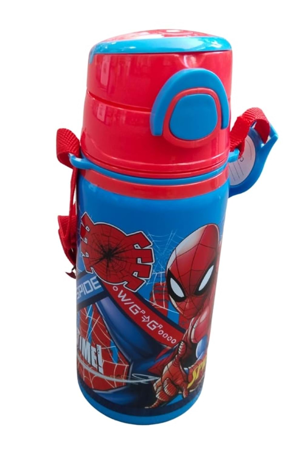 Spider Man Çelik Pipetli Suluk 500 ml 42664